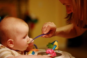 bébé végétarien