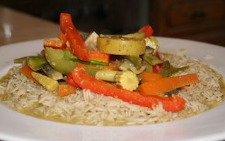 curry de légumes végétarien
